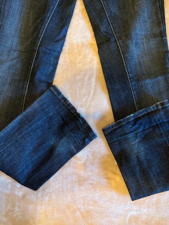 Ed Hardy Low Rise 90s Y2K Tiger Jeans Flair / Boot Womens Sz 28 Vintage RARE USA - Picture 12 of 16